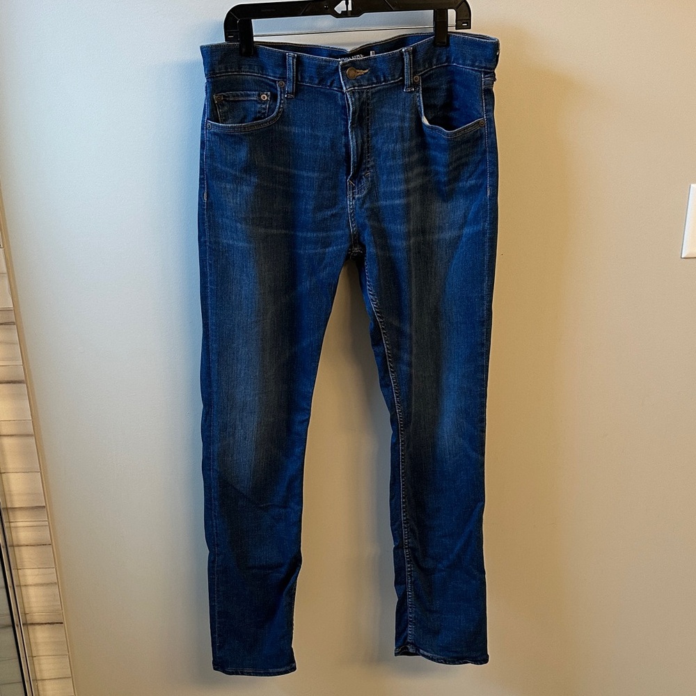 Banana Republic Men's Rapid Movement Demin Slim Jeans 35W 32L